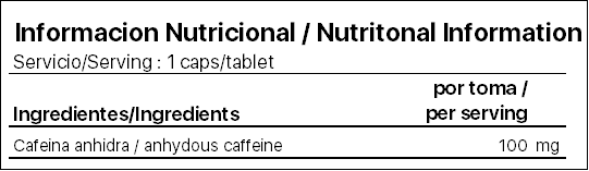 Caffeine_Info Nutricioinal